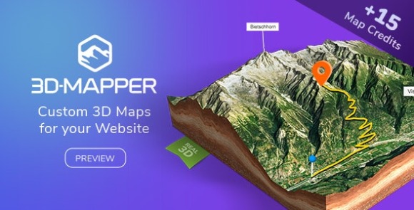3D Map v1.0 – WordPress Plugin – 3D-Mapper Plugin Free