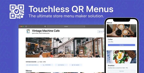 66qrmenu v49.0.0 Nulled – Touchless QR Code Menus PHP Script