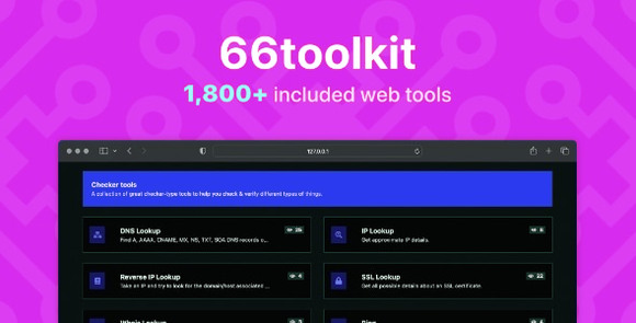66toolkit v42.0.0 Nulled – Ultimate Web Tools System (SAAS) PHP Script