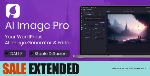 AI Image Pro v2.0.1 – WordPress AI Image Generator & Editor, DALLE & Stable Diffusion Plugin