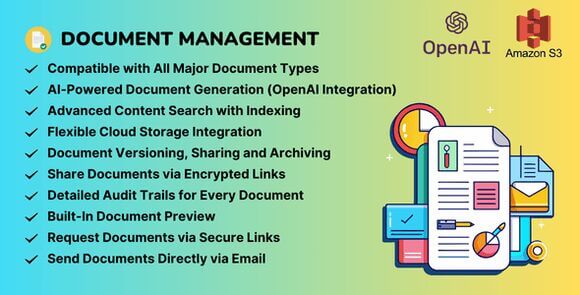 AI-Powered Document Management System v5.1.1 – PHP Script