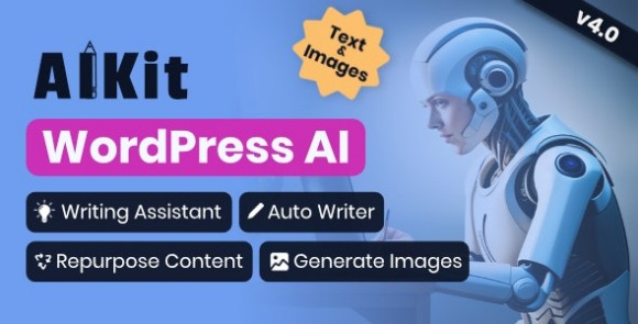 AIKit v4.15.2 – WordPress AI Automatic Writer, Chatbot, Writing Assistant & Content Repurposer / OpenAI GPT Plugin