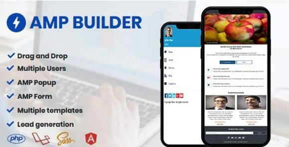 AMP Builder v1.0.5.0 – AMP Landing Page Builder PHP Script
