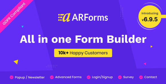 ARForms v6.9.5 – WordPress Form Builder Plugin + Addons Pack