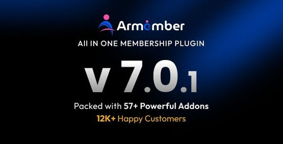 ARMember v7.0.2 – WordPress Membership Plugin + Addons