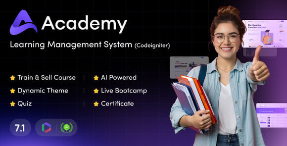 Academy LMS v7.1 Nulled – Learning Management System Script