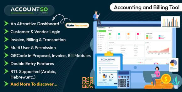 AccountGo v7.6 Nulled – Accounting and Billing Tool PHP Script