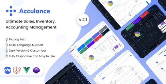 Acculance v2.1 Nulled – Ultimate Sales, Inventory, Accounting Management System PHP Script