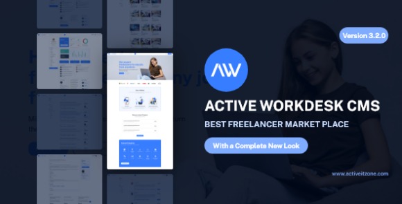 Active Workdesk CMS v3.5.0 Nulled – Laravel PHP Script