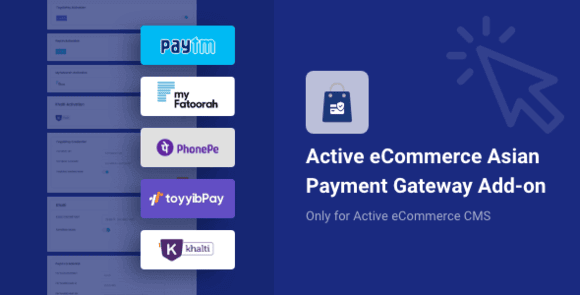 Active eCommerce Asian Payment Gateway Add-on v2.1 – Module