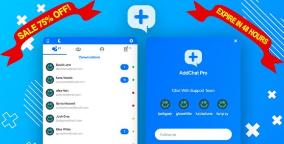 AddChat Laravel Pro v1.1.1 – Live Chat Widget + Multi-User Chat + Customer Support PHP Script