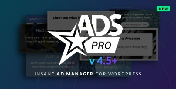 Ads Pro Plugin v4.78 Nulled – Multi-Purpose WordPress Advertising Manager