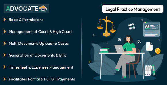 Advocate SaaS v4.3 Nulled – Legal Practice Management PHP Script