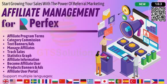 Affiliate Management Module for Perfex CRM v1.0.3 – Addon