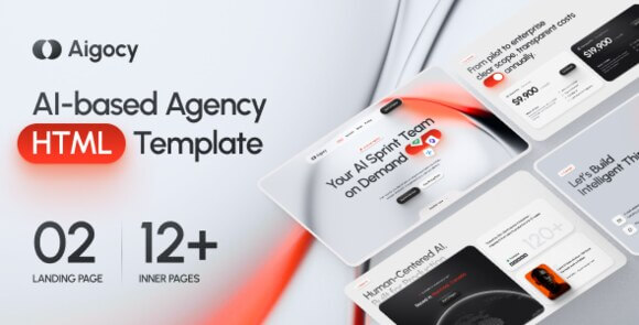 Aigocy – AI Agency & Technology HTML Template