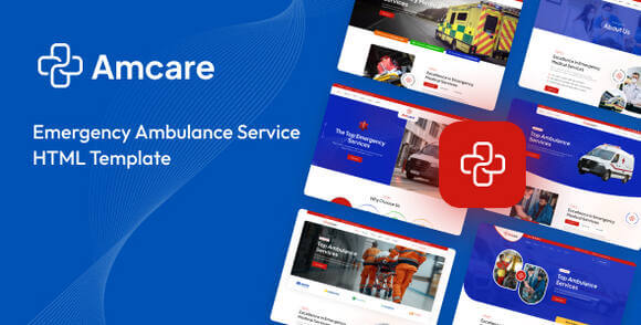 Amcare – Ambulance Service HTML Template