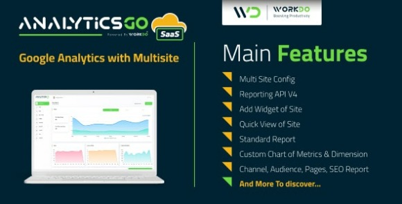 AnalyticsGo SaaS v1.1 Nulled – Google Analytics V4 with Multisite PHP Script