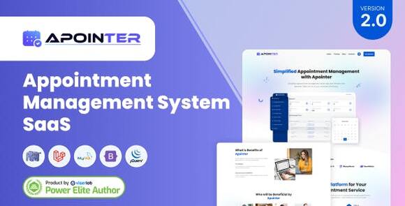 Apointer v2.0 Nulled – Appointment Management System SaaS Script