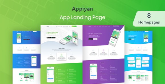 Appiyan – App Landing HTML5 Template