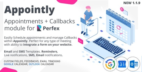 Appointly v1.1.9 – Perfex CRM Appointments Addon