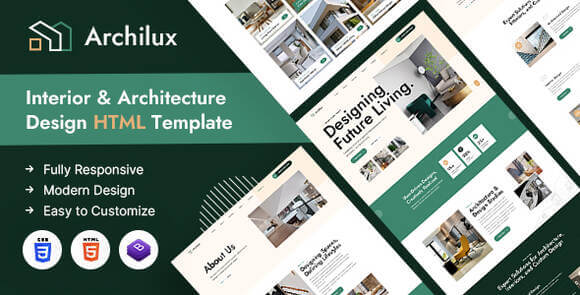 Archilux – Interior & Architecture HTML Template