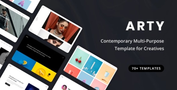 Arty v2.2.7 – Creative Multi-Purpose HTML5 Template Free