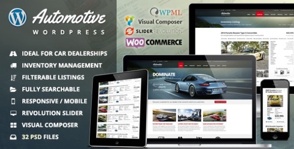 Automotive v12.5 – Car Dealership Business WordPress Theme Free