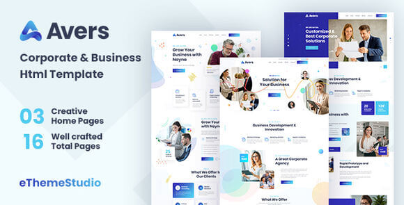 Avers – Corporate & Business HTML Template