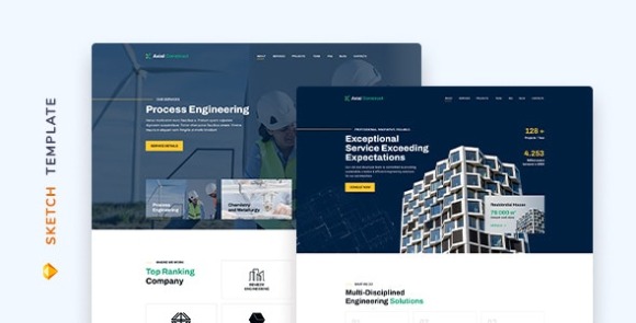 Axial v1.0 – Construction Company Website Template Free