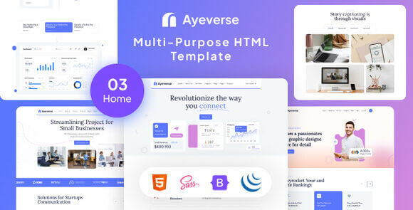 Ayeverse – Multi-Purpose HTML Template