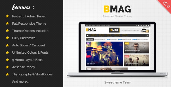 BMAG v2.1.1 – Magazine Responsive Blogger Template