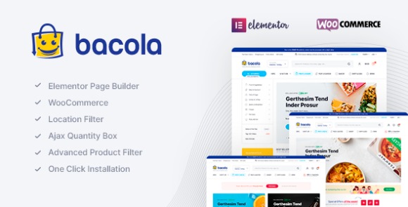 Bacola v1.1.2 – Grocery Store and Food eCommerce Theme Free
