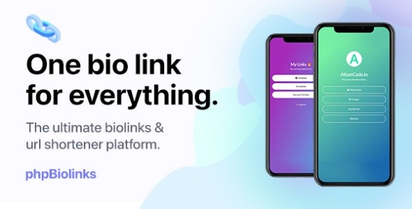 BioLinks v12.0 Nulled – Bio Links, URL Shortener & QR Codes Generator (SAAS) Script