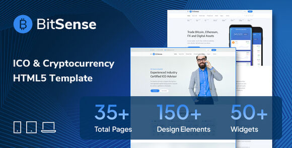 BitSense – ICO & Cryptocurrency HTML5 Template