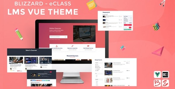 Blizzard v1.0 – eClass LMS Theme PHP Script