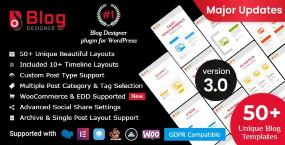 Blog Designer PRO for WordPress Plugin v3.4.5