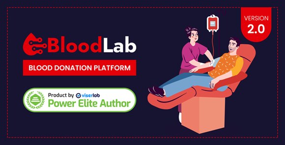 BloodLab v2.0 – Blood Donation Platform PHP Script