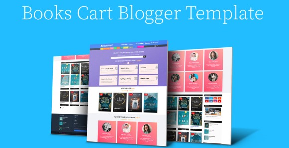 Books Cart – Premium Book Store Blogger Template