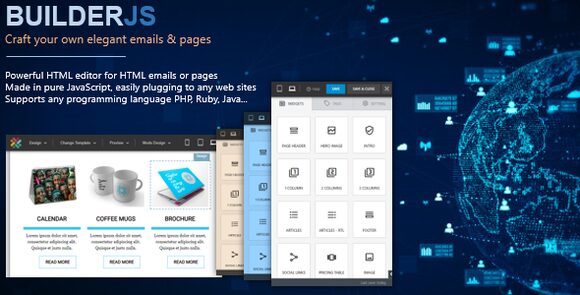BuilderJS v6.0.4 – HTML Email & Page Builder Script