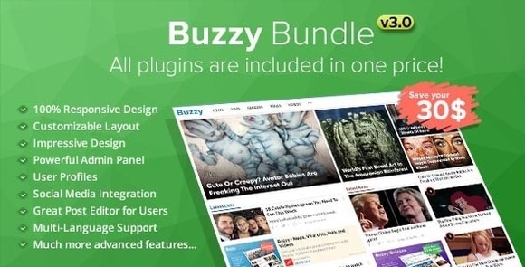 Buzzy Bundle – Viral Media Script v3.0 – Nulled PHP Script