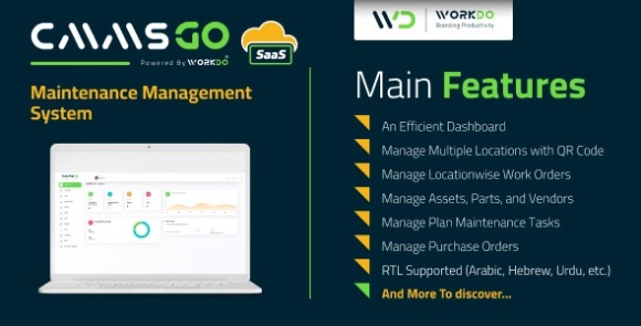 CMMSGo SaaS v1.0 – Maintenance Management System PHP Script
