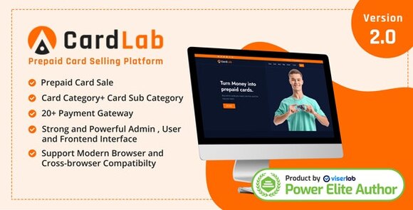 CardLab v2.0 Nulled – Prepaid Card Selling Platform PHP Script