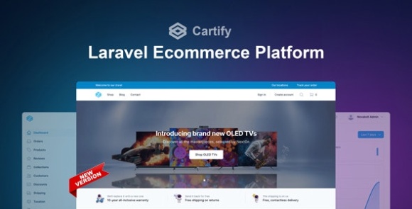 Cartify v2.1.0 Nulled – Laravel Ecommerce Platform with Tailwind CSS Script