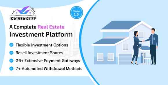 ChainCity v1.0 Nulled – A Complete Real Estate Investment Platform PHP Script