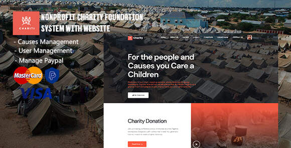 Charity (01 Sep 2025)- Nonprofit Charity Foundation System with Website Script