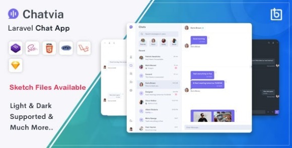 Chatvia v1.0.1 – Laravel Pusher Chat App Free
