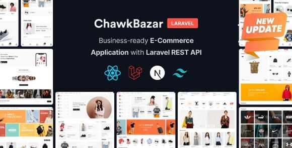 ChawkBazar Laravel v6.6.0 – React, Next, REST API Ecommerce with Multivendor Script