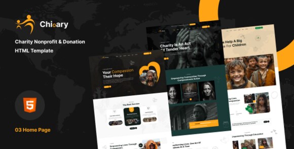 Chioary – Charity & Donation HTML5 Template