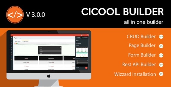 Cicool v3.4.4 – Page, Form, Rest API and CRUD Generator Script