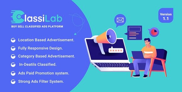 ClassiLab v1.1 – Buy Sell Classified Ads Listing Platform PHP Script